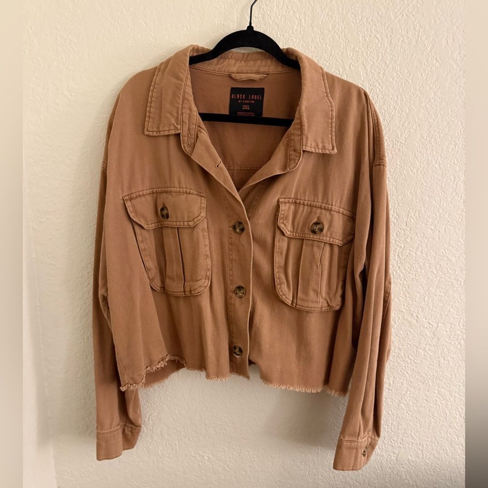 Black Label Brown crop brown Jacket